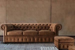 Chester: divano in pelle stile chesterfield - diotti.com