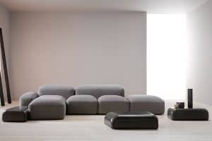 Lapis: divano modulare dal design moderno - Amura