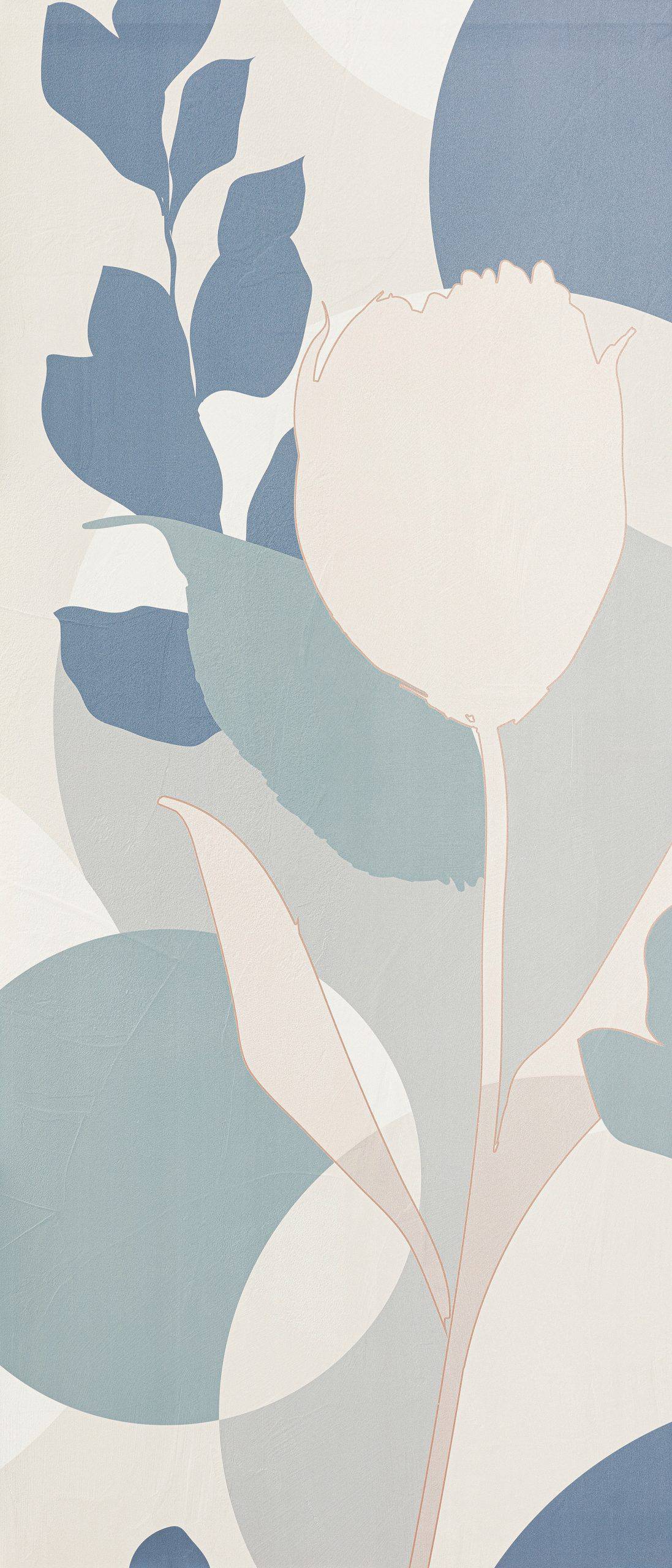 rak ceramics metamorfosi flowers blue