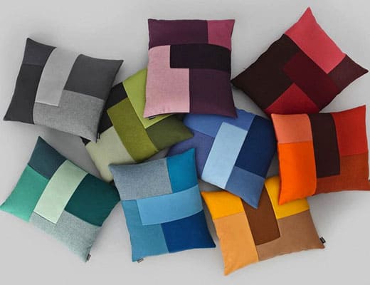 Brick pillows various colors